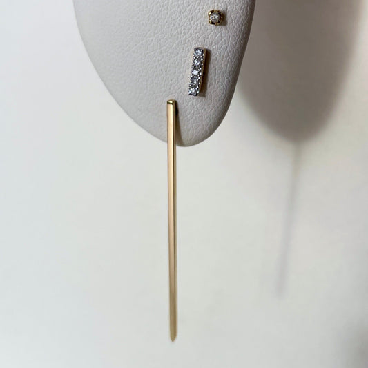 Lina Bar Studs - Long