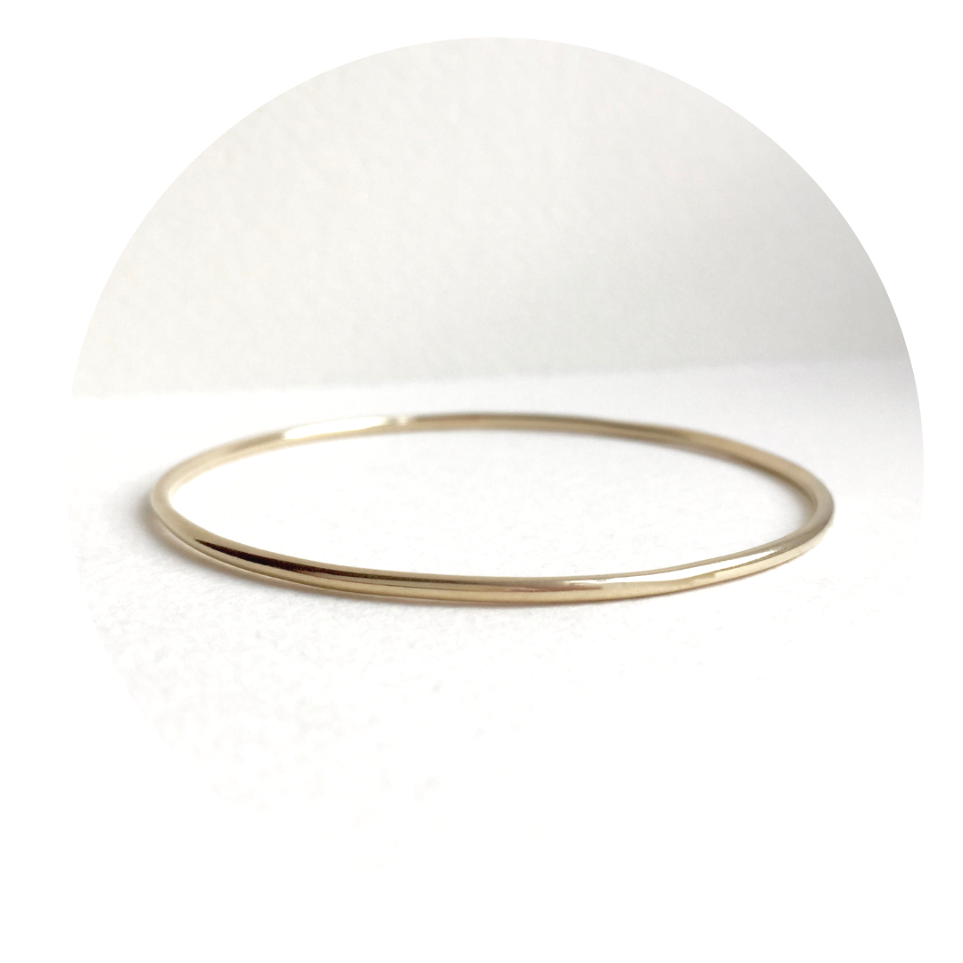 Solid 9ct Stacking Bangle