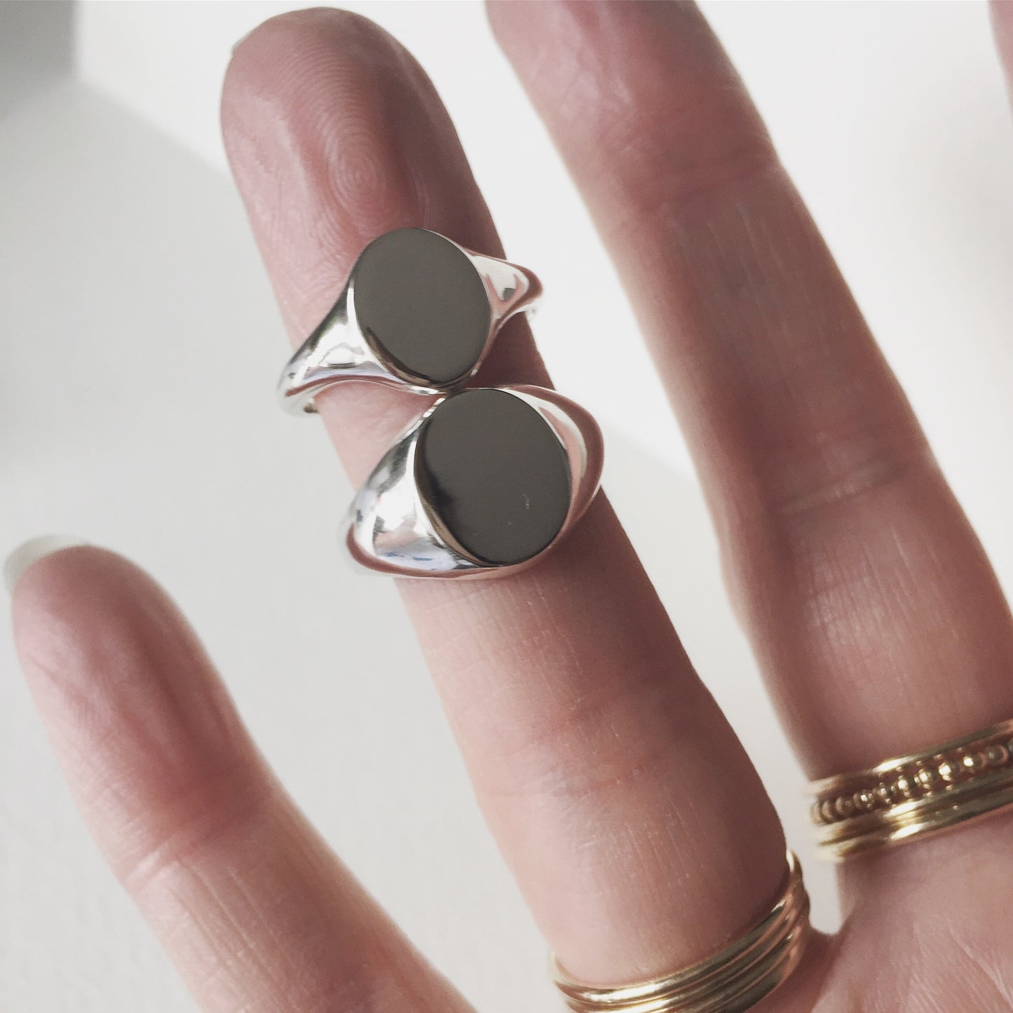 Initial Signet Ring