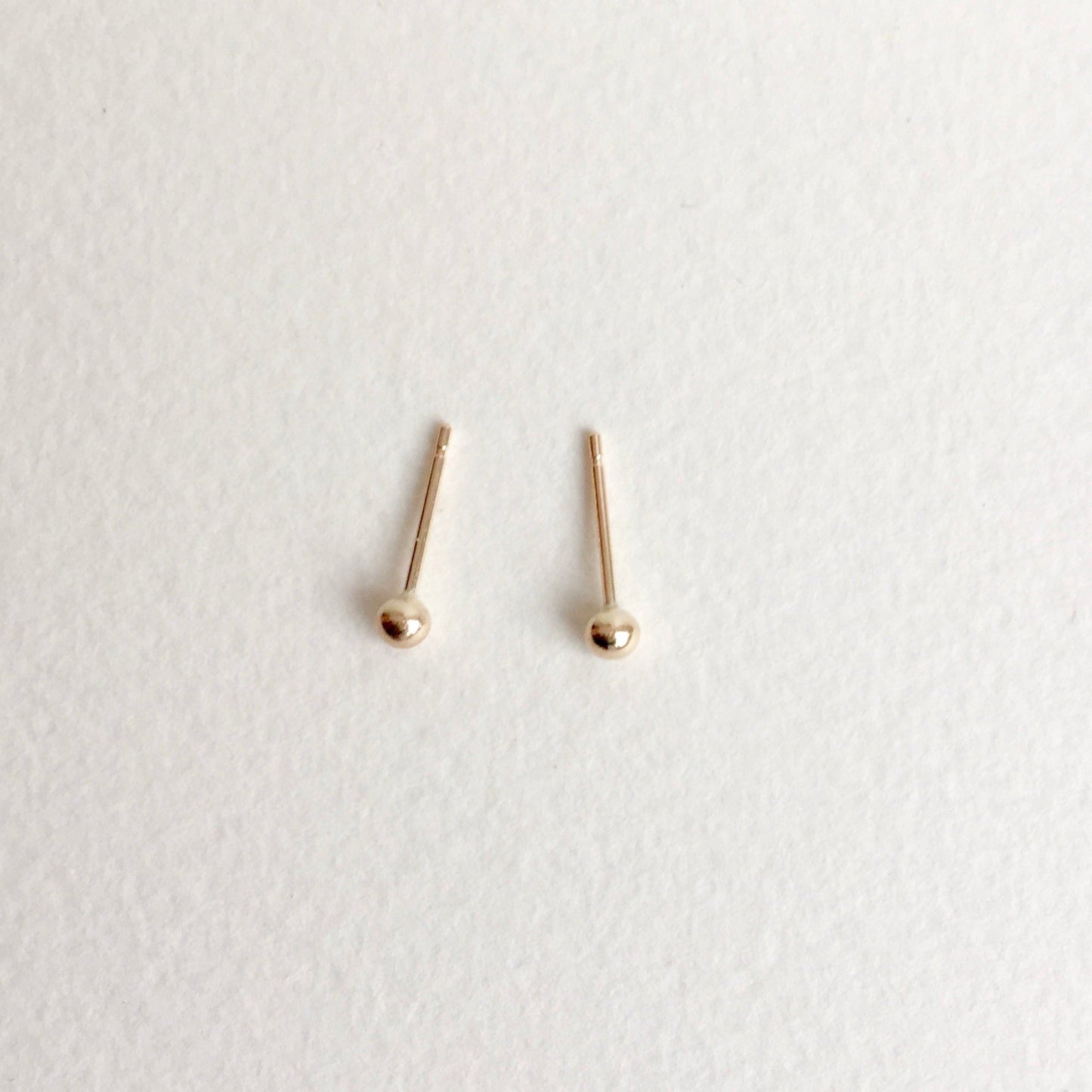 White Gold Ball Stud