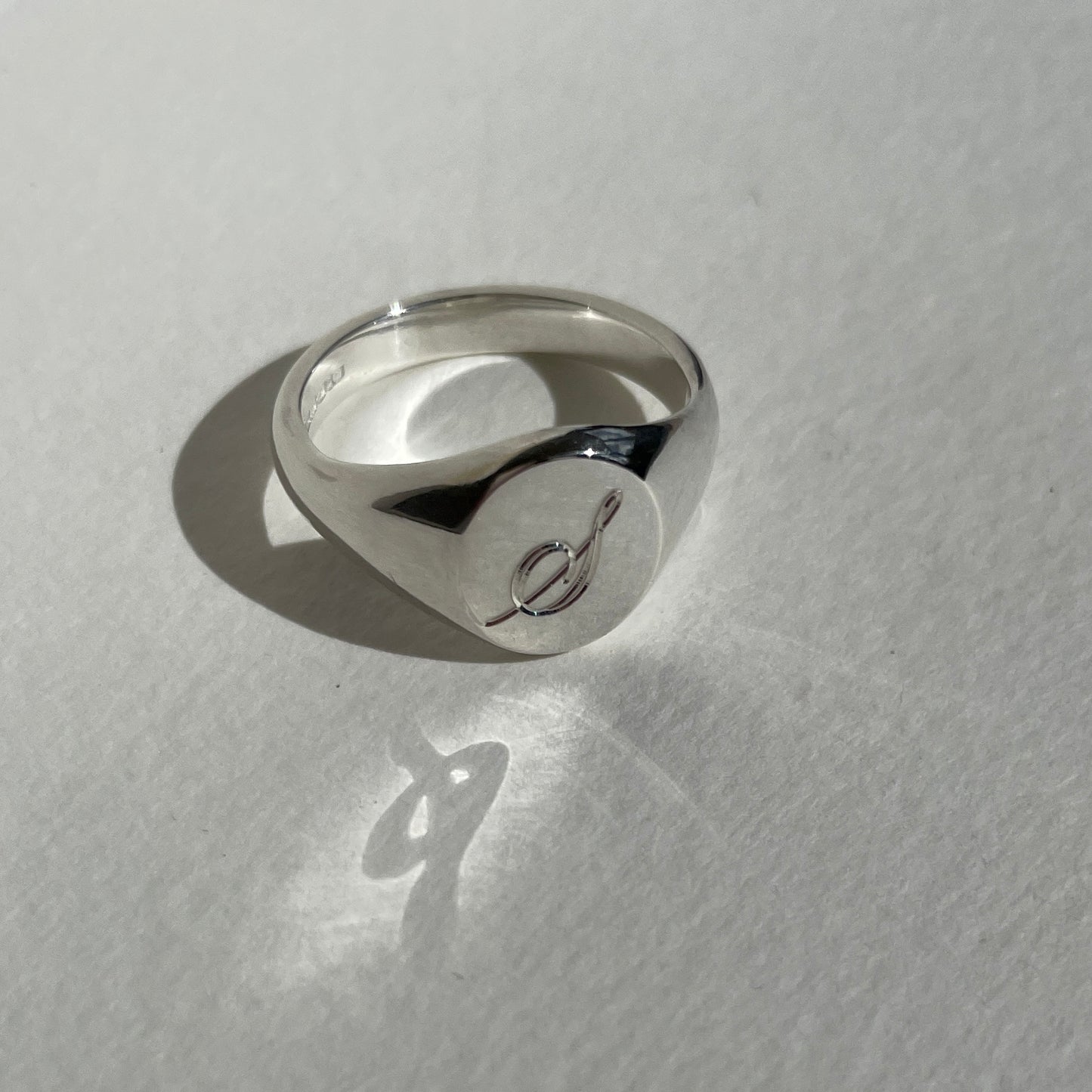 Initial Signet Ring