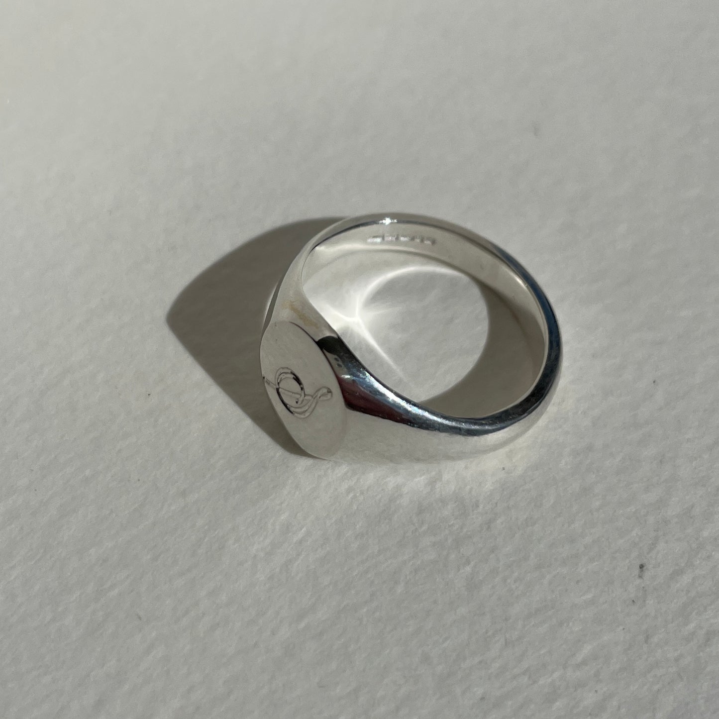 Initial Signet Ring