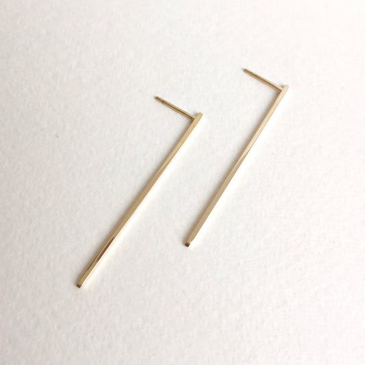 Lina Bar Studs - Long