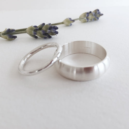 Halo Wedding Ring Set