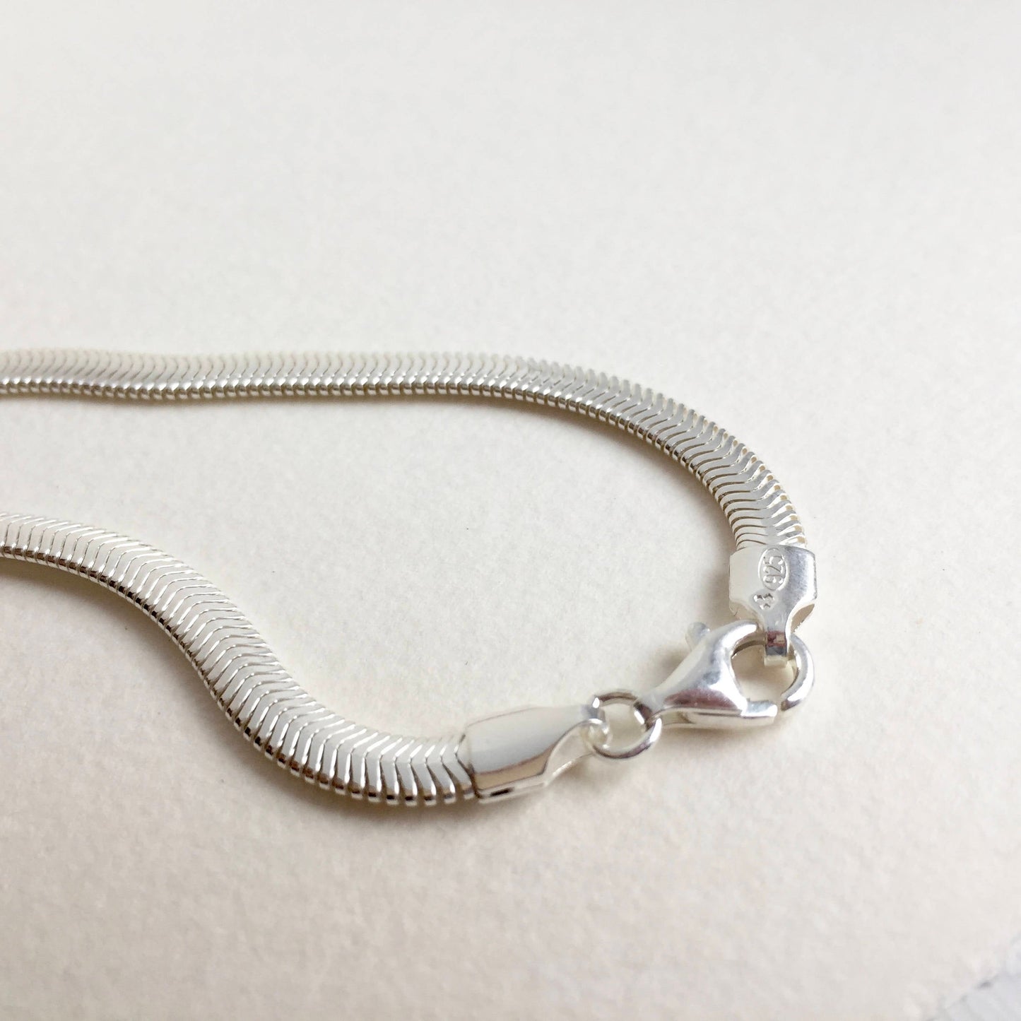 Sterling Silver Herringbone Chain