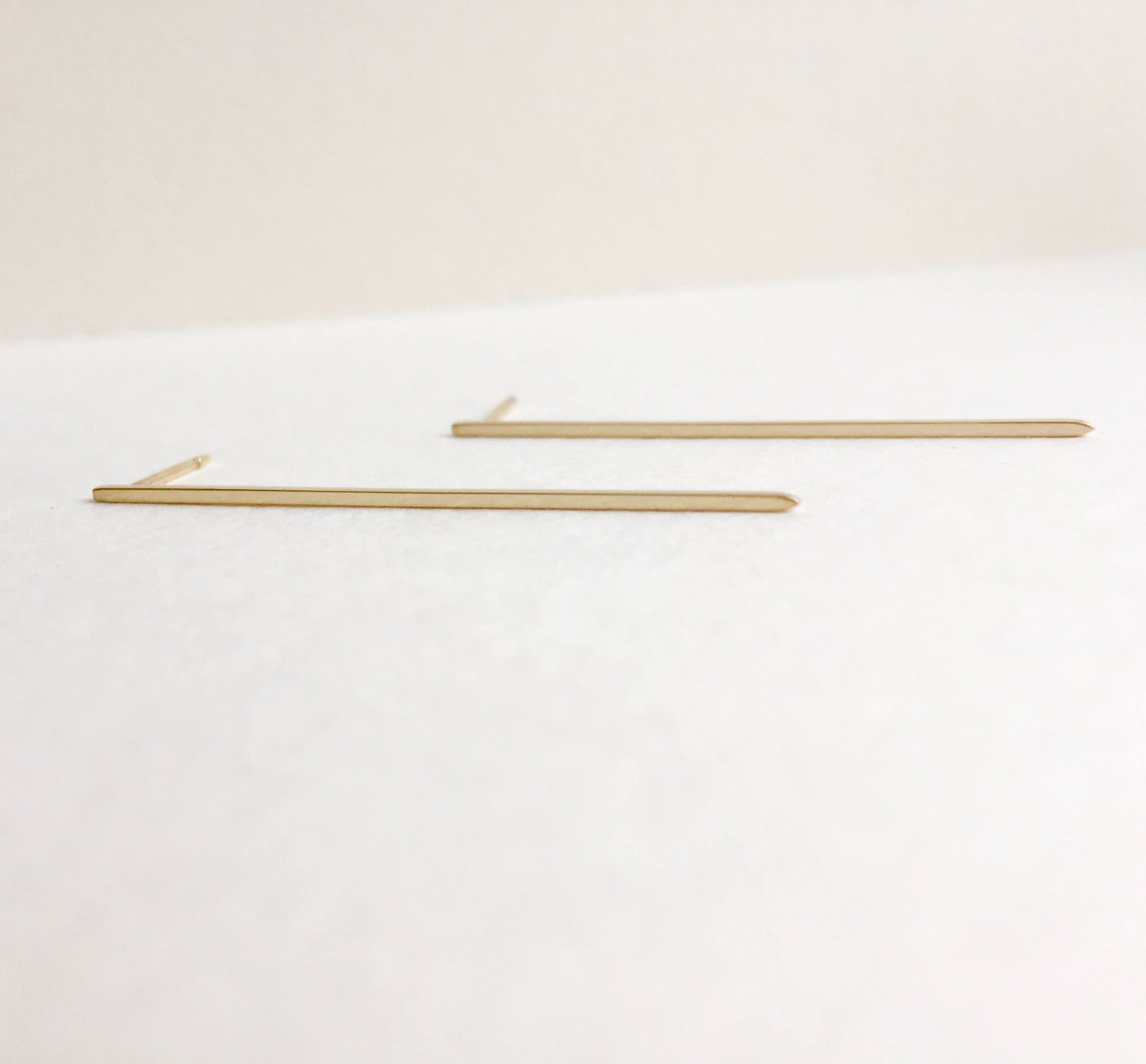 Lina Bar Studs - Long