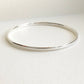Sterling Silver Bangle/3.5mm Bangle/Minimalist/MINIMA Jewellery