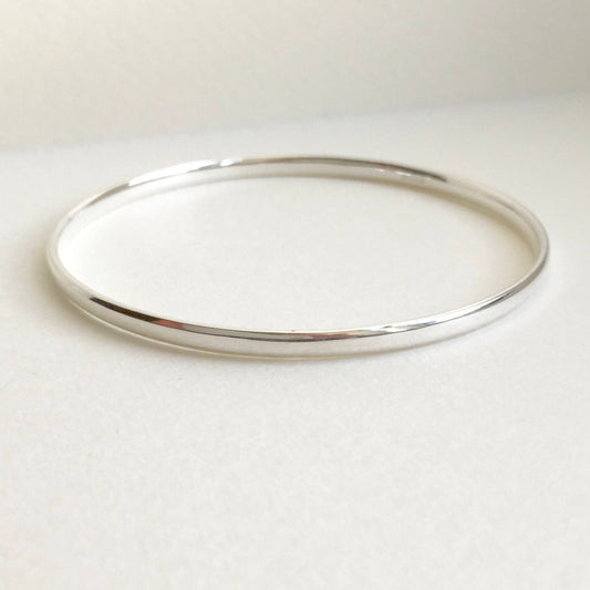 Sterling Silver Bangle/3.5mm Bangle/Minimalist/MINIMA Jewellery