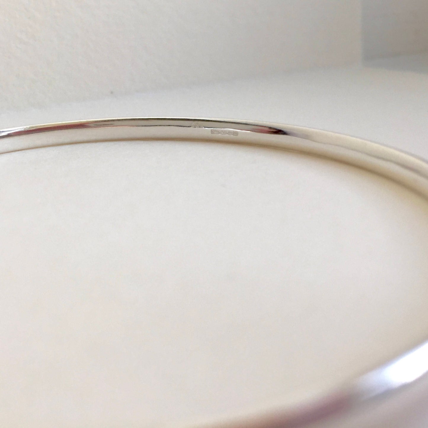 Sterling Silver Bangle/3.5mm Bangle/Minimalist/MINIMA Jewellery
