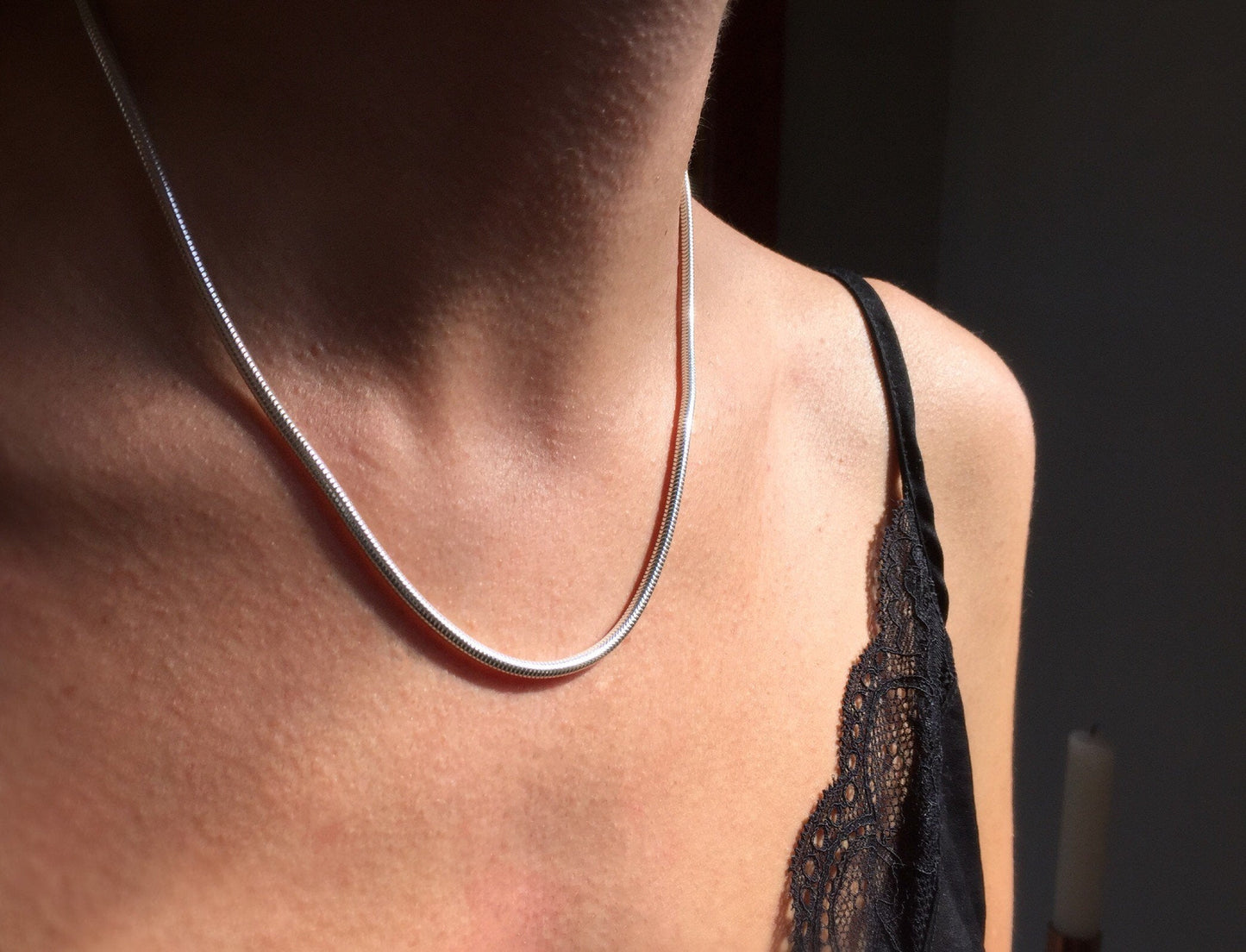 Sterling Silver Snake Chain
