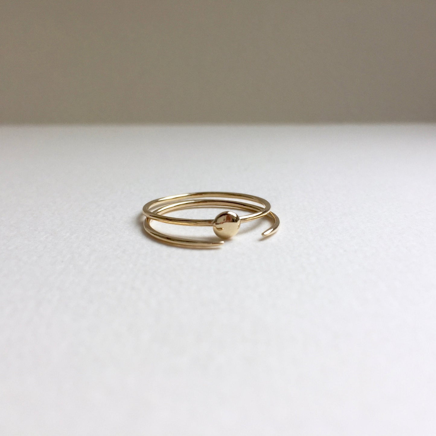 Pointed Open Ring