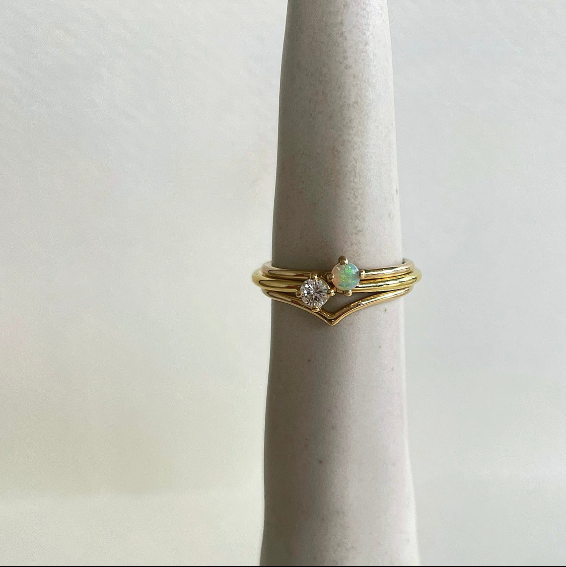 Opal Stacking Ring